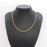 18ct gold 18" necklace 7.3g