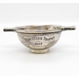 Silver Quaich "Winner of W McIlroy season 1954" Scottish HM 44g