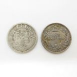 1816 and 1871 shillings