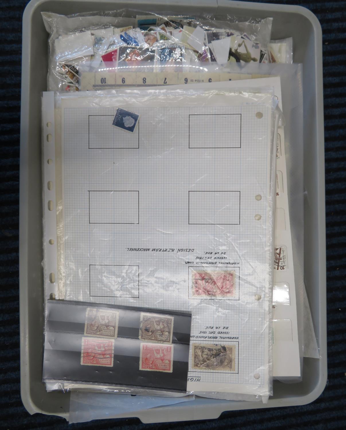 Large filing tray filled with many thousands of stamps 1934 George V Seahorses and British - Image 2 of 12
