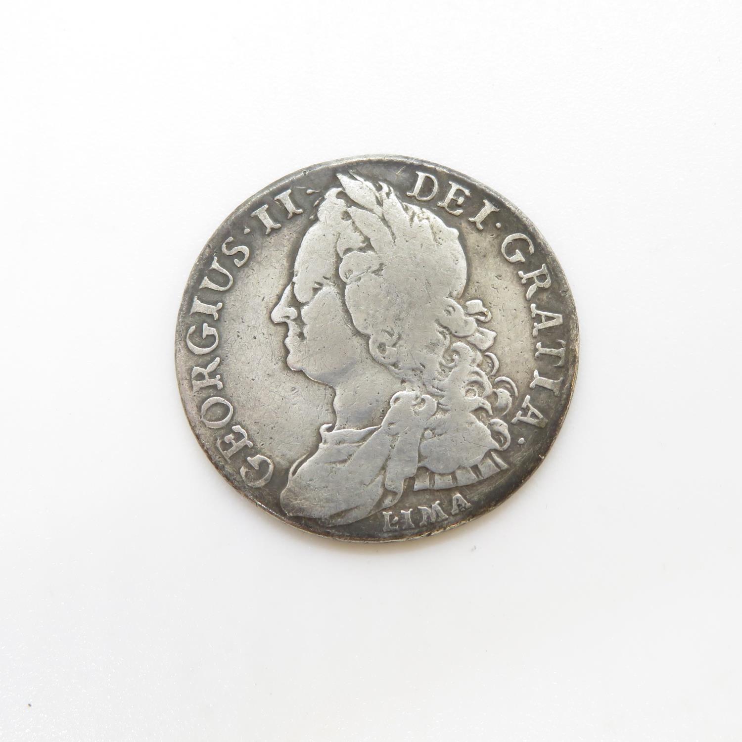 George II 1745 shilling
