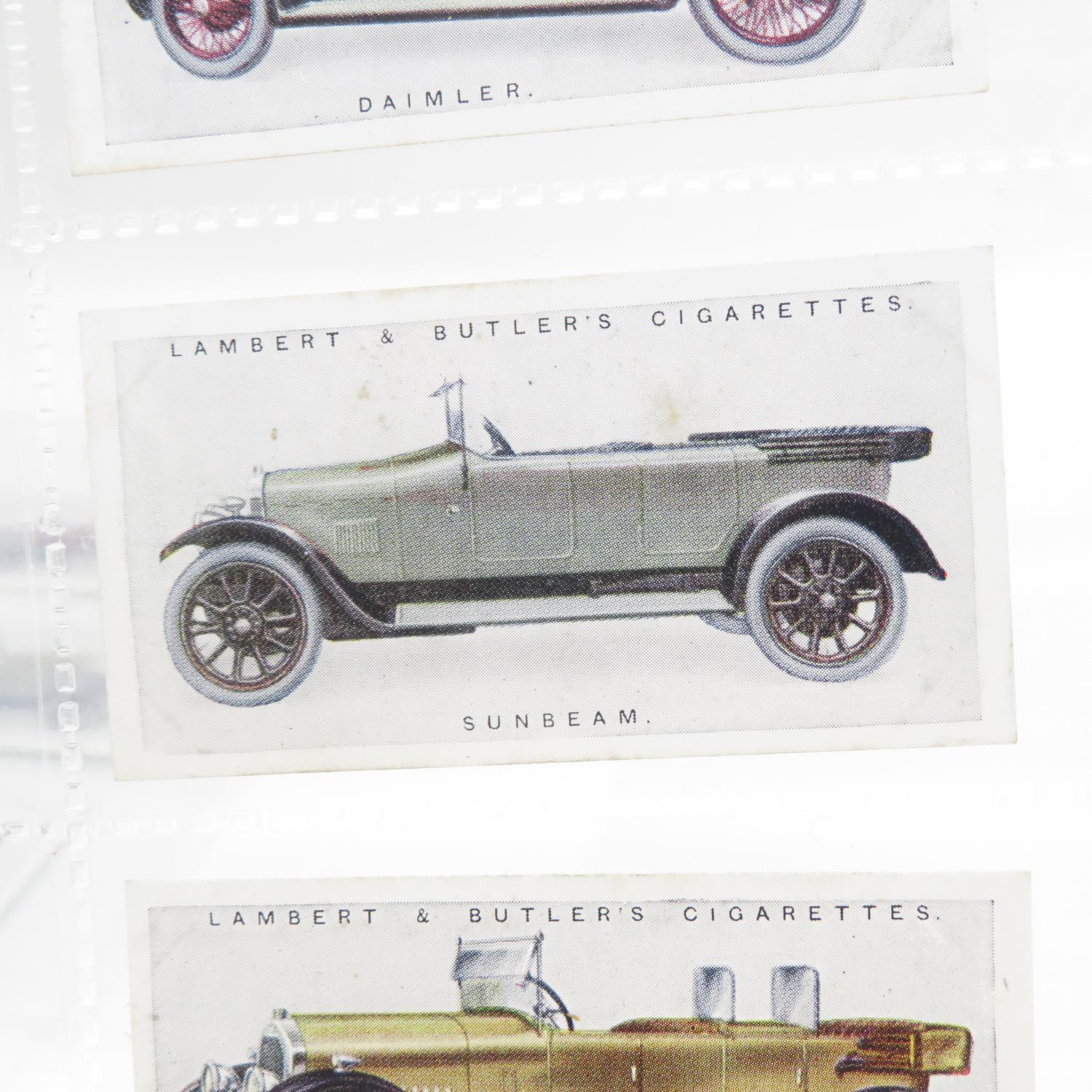 Cigarette cards by Lambert and Butler 1922 Motor Cars A series 25x good condition - Image 3 of 3