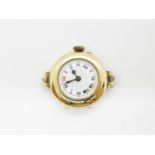 Ladies 15ct gold watch - watch runs - 14g