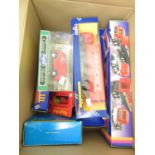 9 pieces Corgi Matchbox and Trax Royal Mail cars