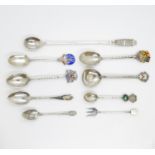 Selection of silver spoons 108g