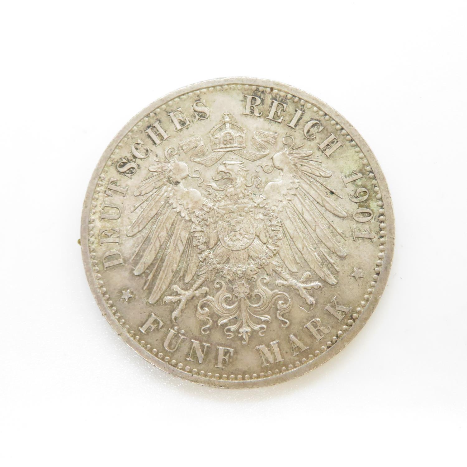 Freidreich/Willhelm 1701/1901 Anniversary 5Marks GF - Image 2 of 2