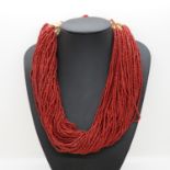 Coral tribal necklace 300g