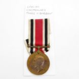 Special Constabulary medal Thomas H Broadbent