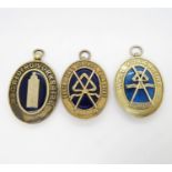 3x Masonic medals