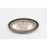 Vintage Hallmarked 1945 Birmingham STERLING SILVER Pin / Trinket Dish (42g)