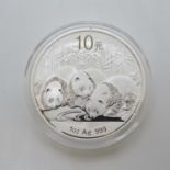 Silver Chinese 2013 Panda coin