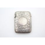 Antique Hallmarked 1896 Birmingham STERLING SILVER Vesta / Match Case (34g)