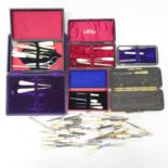 Large collection of manicure tools and boxes