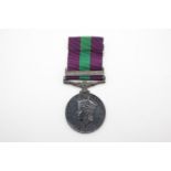 G.VI G.S.M Malaya Medal To 4000887 CPL A.Watson R.A.F