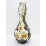 Signed Moorcroft vase 9" high