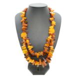 Large amber necklace 100g