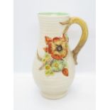 Clarice Cliff model 716 jug with flowers