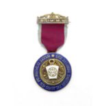 Silver HM 1927 Masonic Steward medal