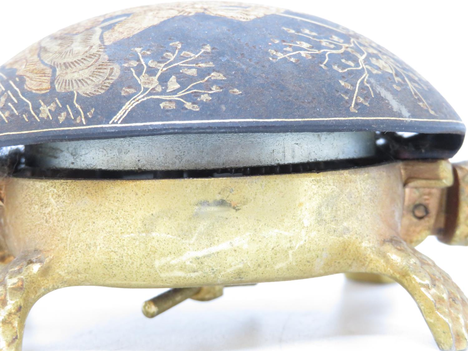 Brass tortoise desk bell - Image 3 of 5