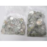 Large quantity of pre 1947 and pre 1920 coins back to Victoria 3111g