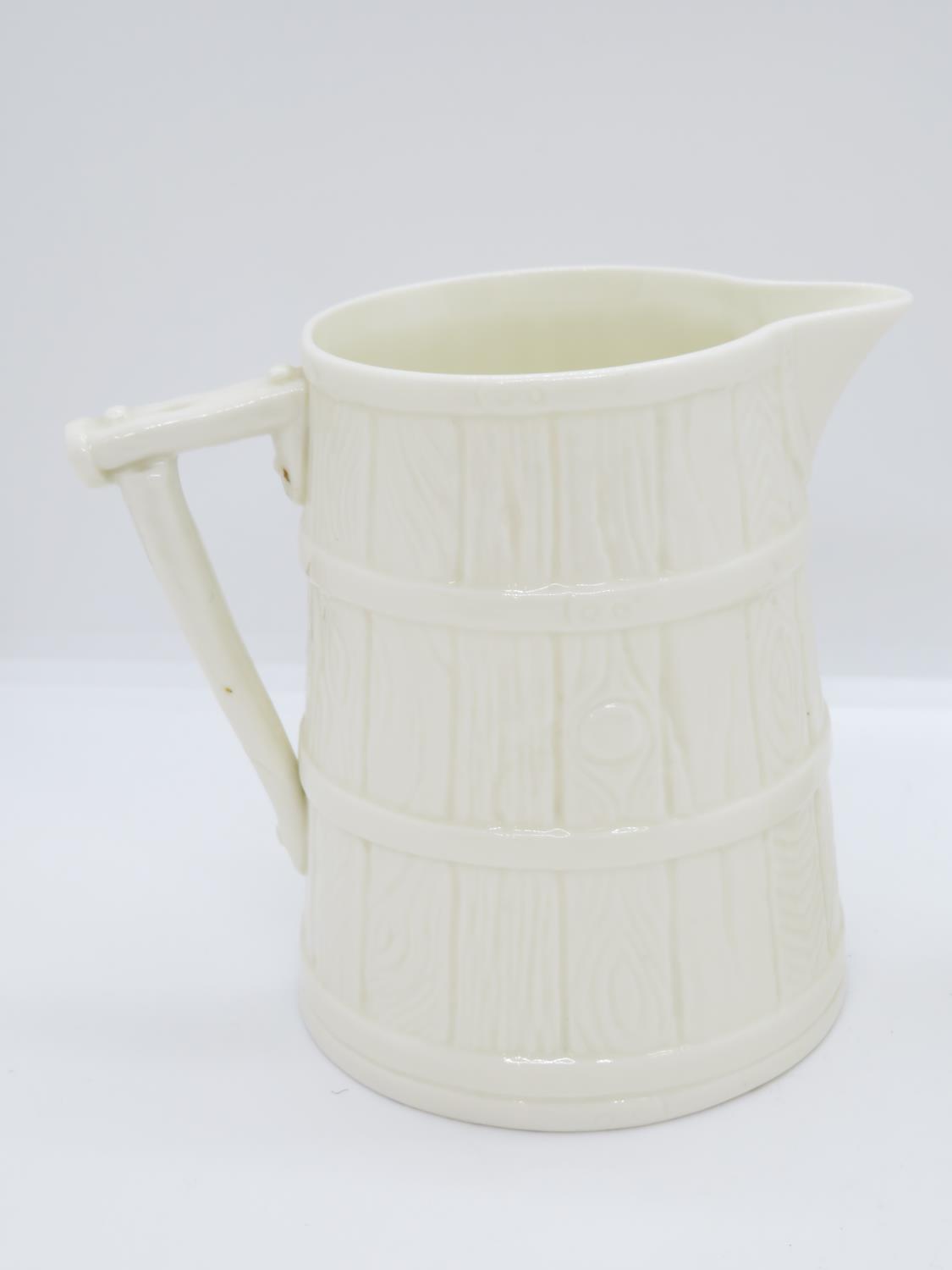 2x Royal Worcester green mark 4.5" milk jug and 2" pot with lizard on side - Image 3 of 5