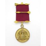 Silver HM Masonic medal