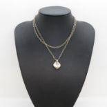 George Jensen 32" 21.5g chain and pendant