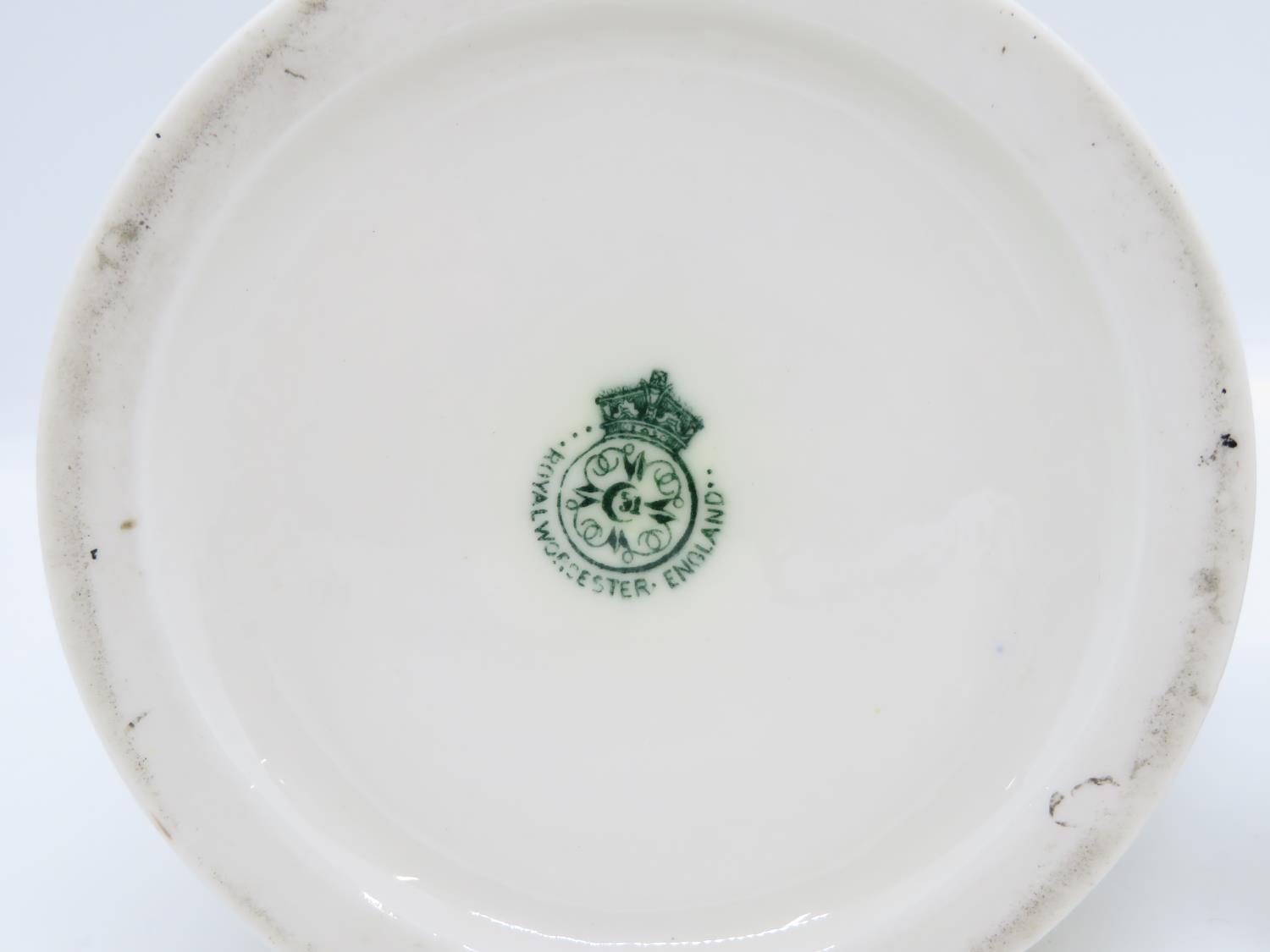 2x Royal Worcester green mark 4.5" milk jug and 2" pot with lizard on side - Image 4 of 5