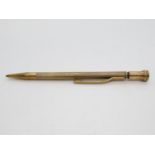 9ct HM gold propelling pencil by SJR