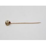 9ct gold tie pin 1g
