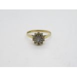 9ct gold ring 1.7g size N