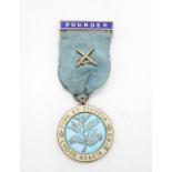 Masonic Founder's medal for Lodge Acasia Number 83