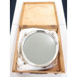 Boxed plated and mirrored cake stand 18" dia.