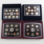 2002 2003 2004 2005 boxed Royal Mint proof sets
