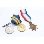 3 x WW1 Medals Named Inc 1914-15 Star, War Medal, Victory Medal