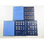 Selection of Buffalo nickels Lincoln cents and Jefferson nickels in folders