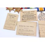 WW1-WW2 Nave Medal Group w/ Packets, Paperwork Inc WW1 Mercantile Marine Pair