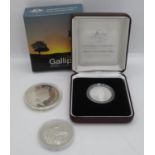 3x silver proof coins