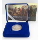 Horatio Nelson 2005 silver proof Commemorative Crown boxed with outer sleeve