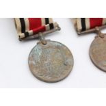 2 x GV Police Special Constabulary MEDALS To Harold E Johnson, William E Johnson