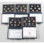 1983 1984 1985 1986 1987 Royal Mint proof sets