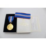 Boxed ER.II Queen's Golden Jubilee Original Medal w/ COA Made By Royal Mint