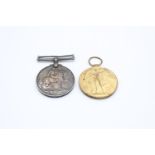 WW1 Officers Medal Pair To 2nd Lieutenant W.R Parsey