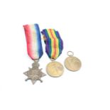3 x WW1 Medals Named Inc 1914-15 Star, Victory Medals