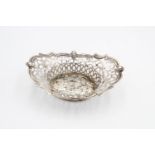 Vintage Hallmarked 1945 Birmingham STERLING SILVER Bon Bon Dish (44g)