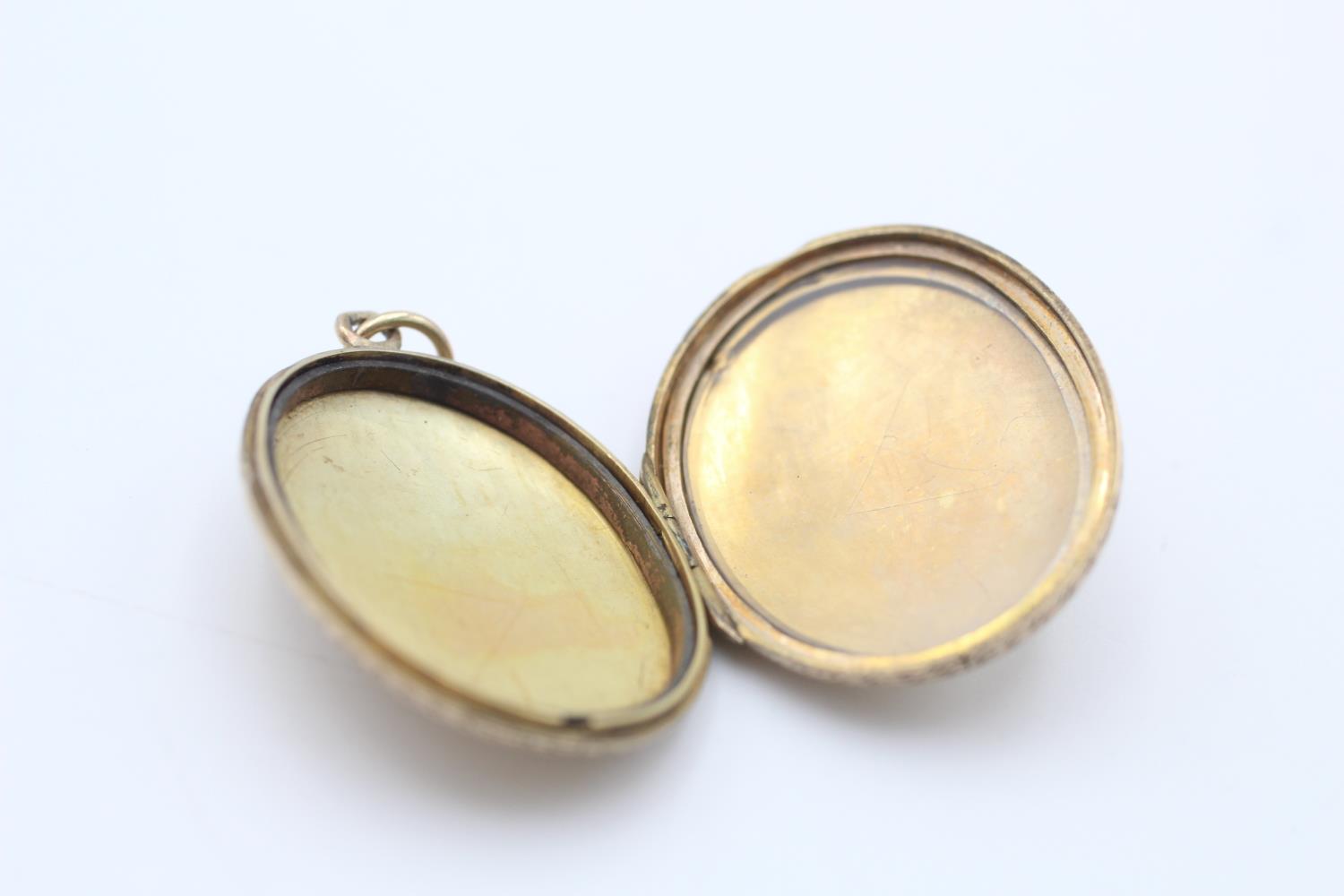 9ct gold antique foliate locket (8.3g) - Image 4 of 4