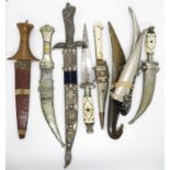 Collection of 9x daggers