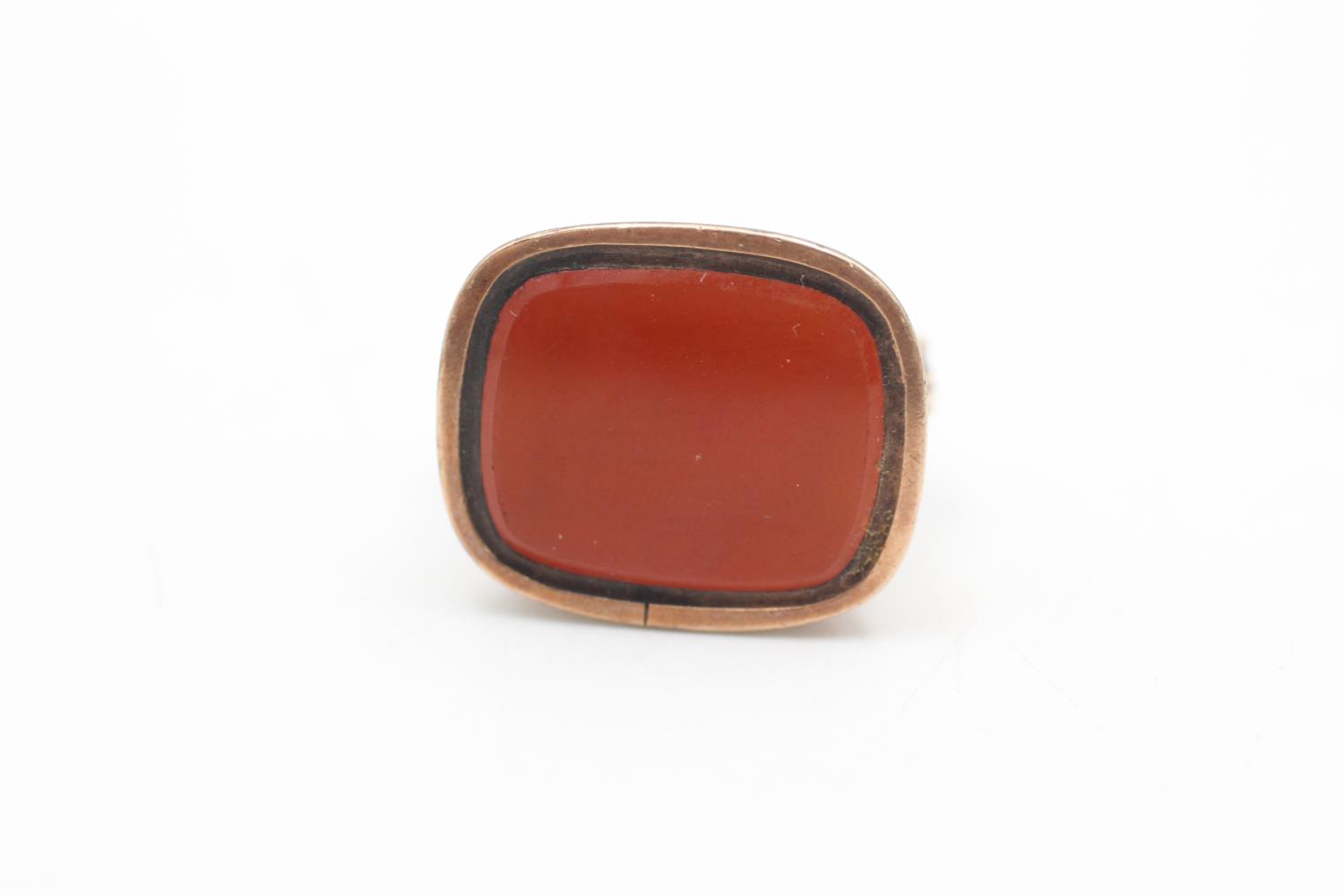 7ct gold antique carnelian fob seal pendant (12.7g) - Image 3 of 7