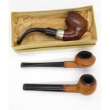 Petersons pipe boxed along with 2x London made Clubman pipes