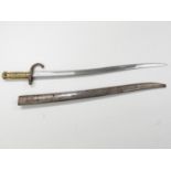 French bayonet with scabbard 1868